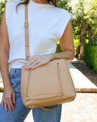 Blair Tote Tan Bag - Caroline Hill