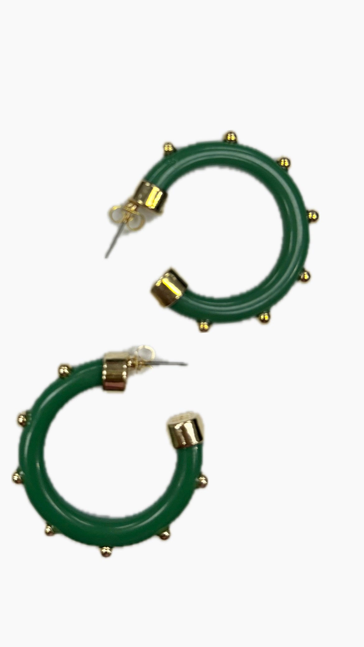 Mini Hoop - Green with Gold Balls - Hoo Hoop