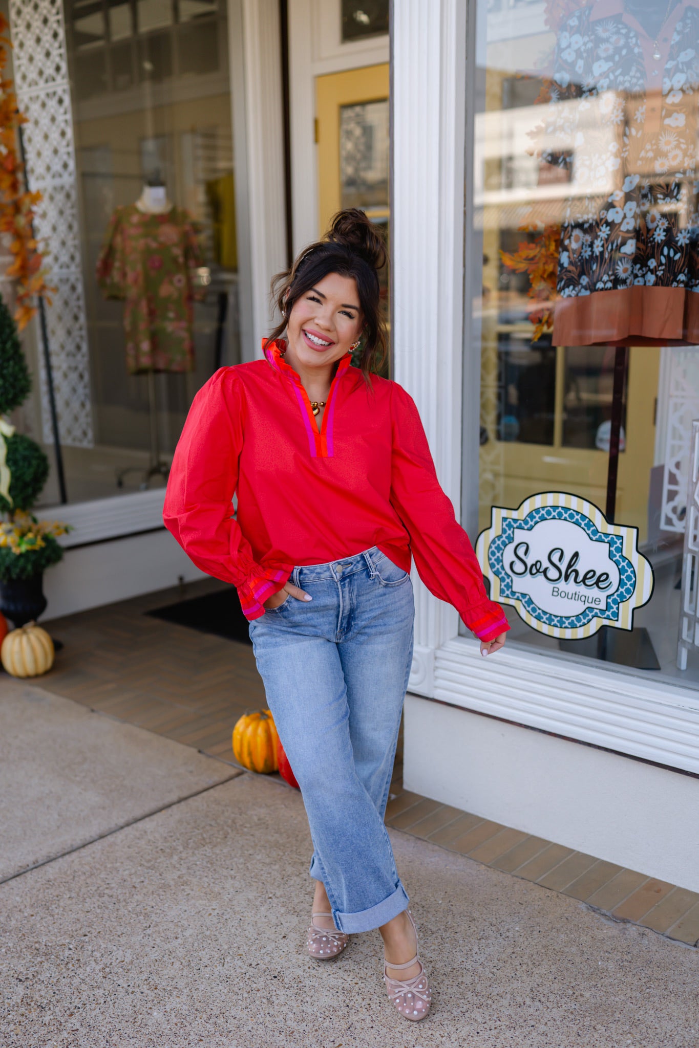 The Amy Top - Red