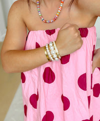 Glam Pearl Trio Bracelet Set