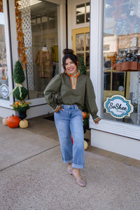 The Amy Top - Olive