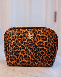 Caroline Hill Capri Large Pouch Leopard