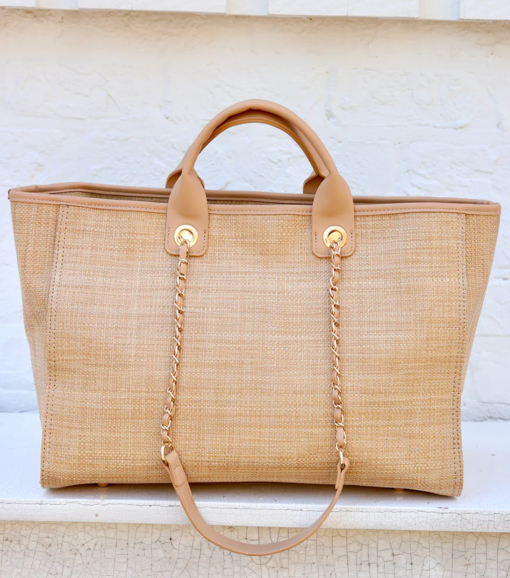 Melissa Tote Bag Natural Tan