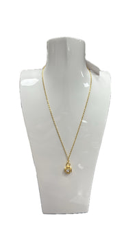 Weisinger Designs 16”-18” small chunky cross with CZ accent