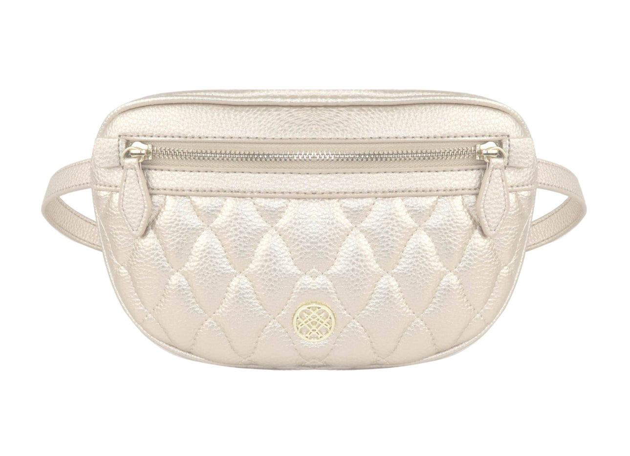 Natalie Wood Design Grace Belt Bag in Gold Metallic