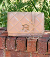 Bryn Clutch/Crossbody Gold Shimmer - Caroline Hill