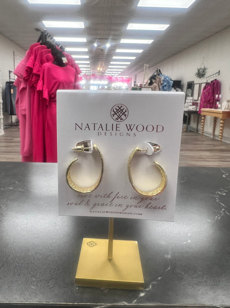 Natalie Wood Design She’s Spicy Mini Hoop Earrings