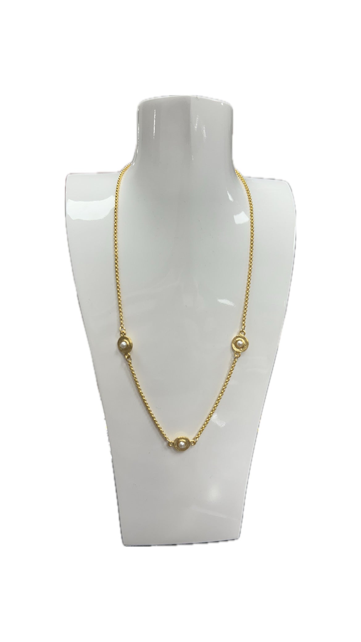 Weisinger Design necklace station with pearl