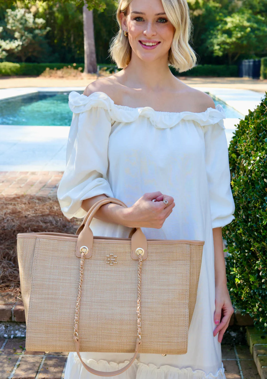 Melissa Tote Bag Natural Tan