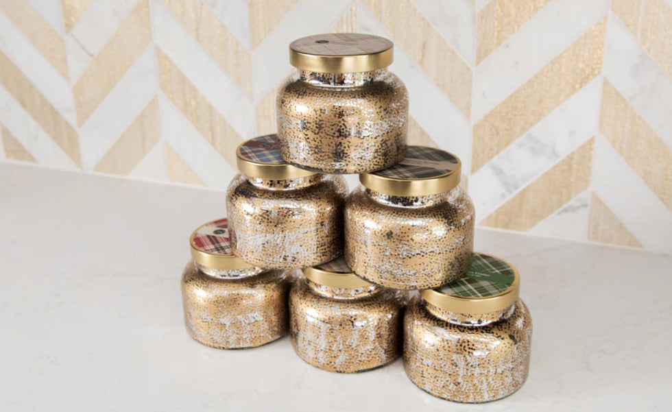 Festive Frasier Holiday Mercury Jar Candle