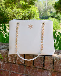 Blair Tote Cream Bag - Caroline Hill