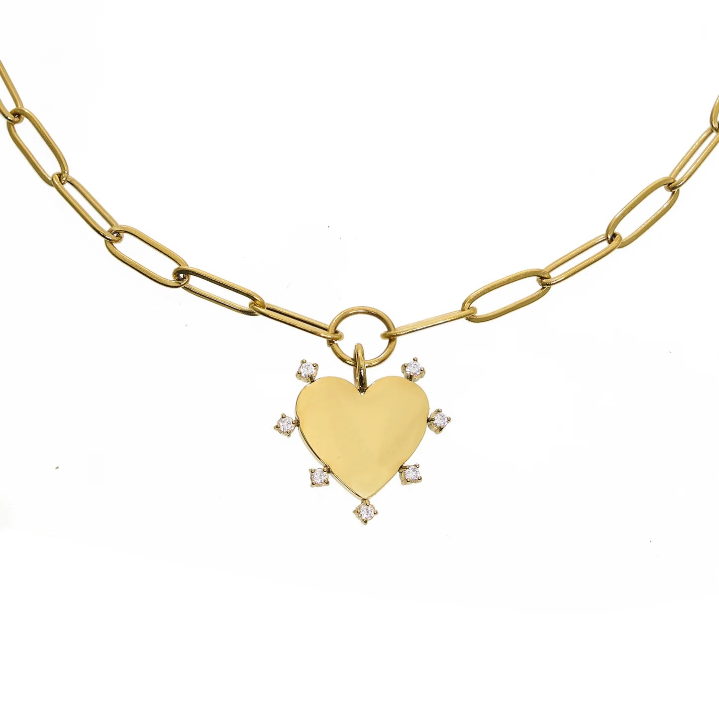 Brenda Grands - Paperclip Heart Necklace