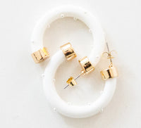 Mini Hoop - White with Peals - Hoo Hoop