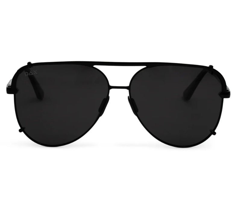 Shay - Jet Black Dax Sunglasses