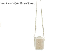 Natalie Wood Grace Crossbody in Cream/Straw