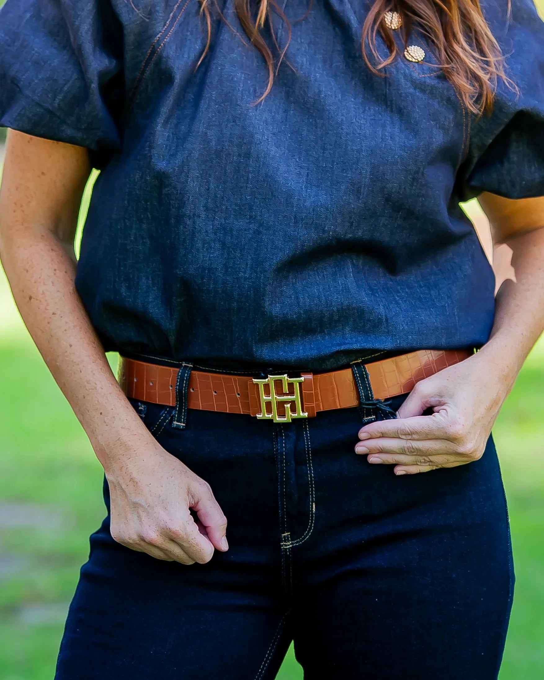 Bridgette Belt -Camel