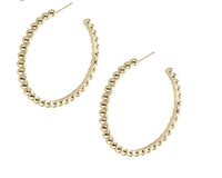 Natalie Wood Design Beaded Hoop EarringS Golf