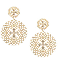 Natalie Wood Design Sunburst Statement Earrings
