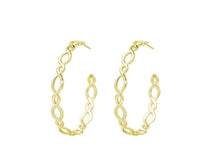 Natalie Wood Design Bloom Hoop Earrings Gold