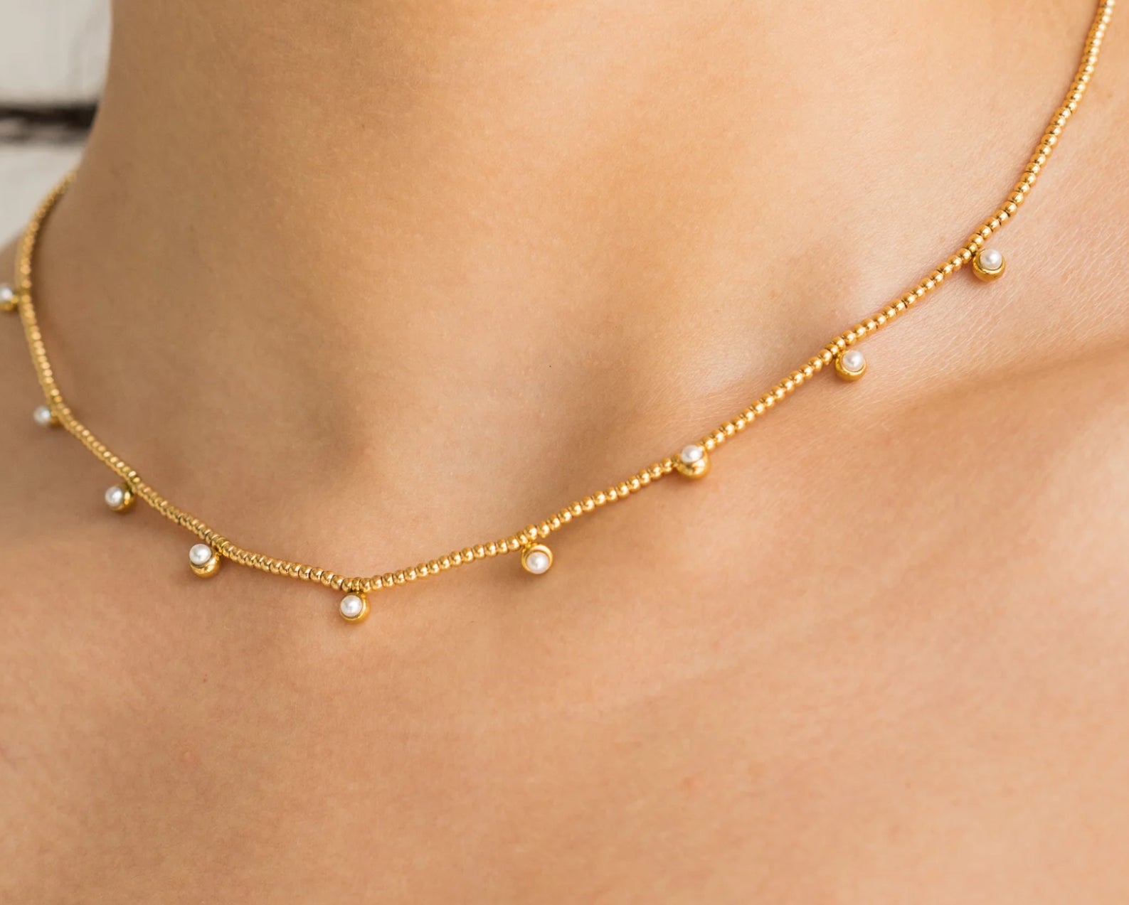 Brenda Grands Jewelry Beaded Pearl Necklace