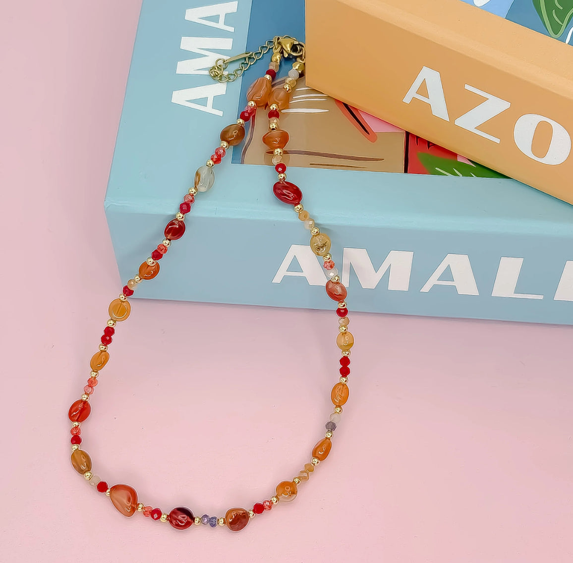 Colors of Autumn Beads Necklace