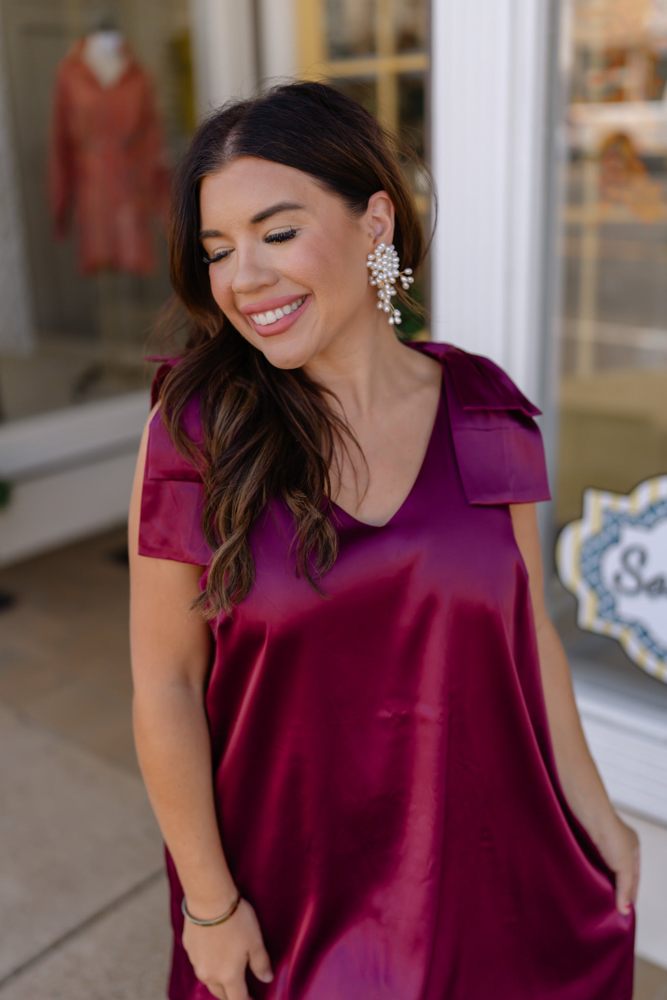 The Presley Dress - Wine