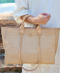 Melissa Tote Bag Natural Tan