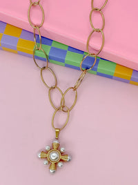 Sitting Pretty Gold Necklace