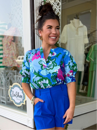 The Bethany Floral Top