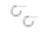 Natalie Wood Design Just Dance Mini Hoop Earrings in Silver