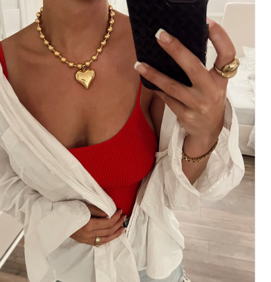 Chunky Heart Necklace