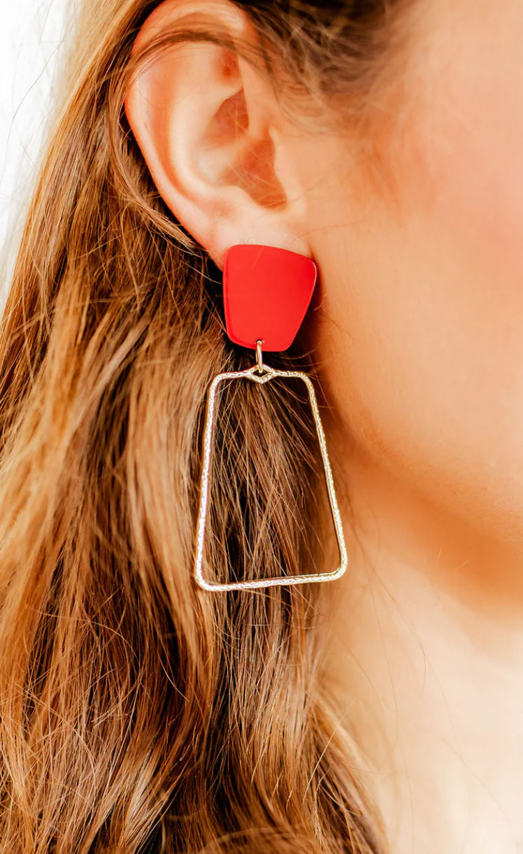 Kaelyn - Crimson - Earring / LINNY co