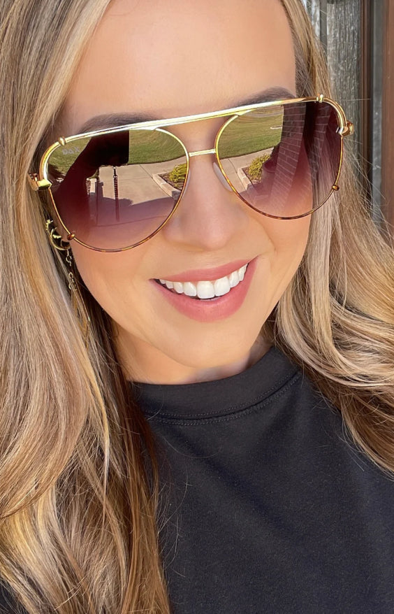 Shay - Cheetah Dax Sunglasses