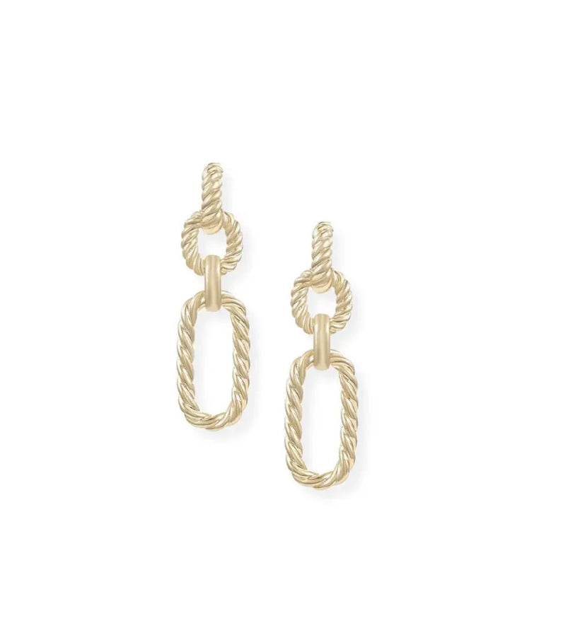 Natalie Wood Design - Legacy Link Statement Earring in Gold