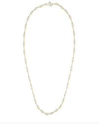 Natalie Wood Design She's Spicy Chain Link Necklace in Gold