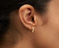 Brenda Grands Jewelry Pearl Huggies