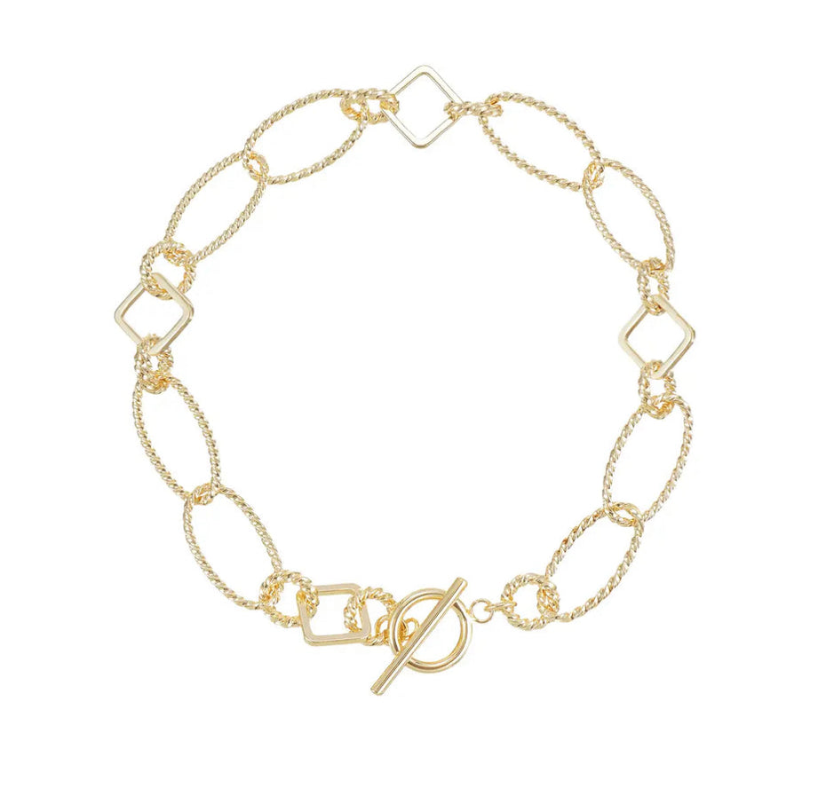 Natalie Wood Design - Horizon Chain Bracelet in Gold