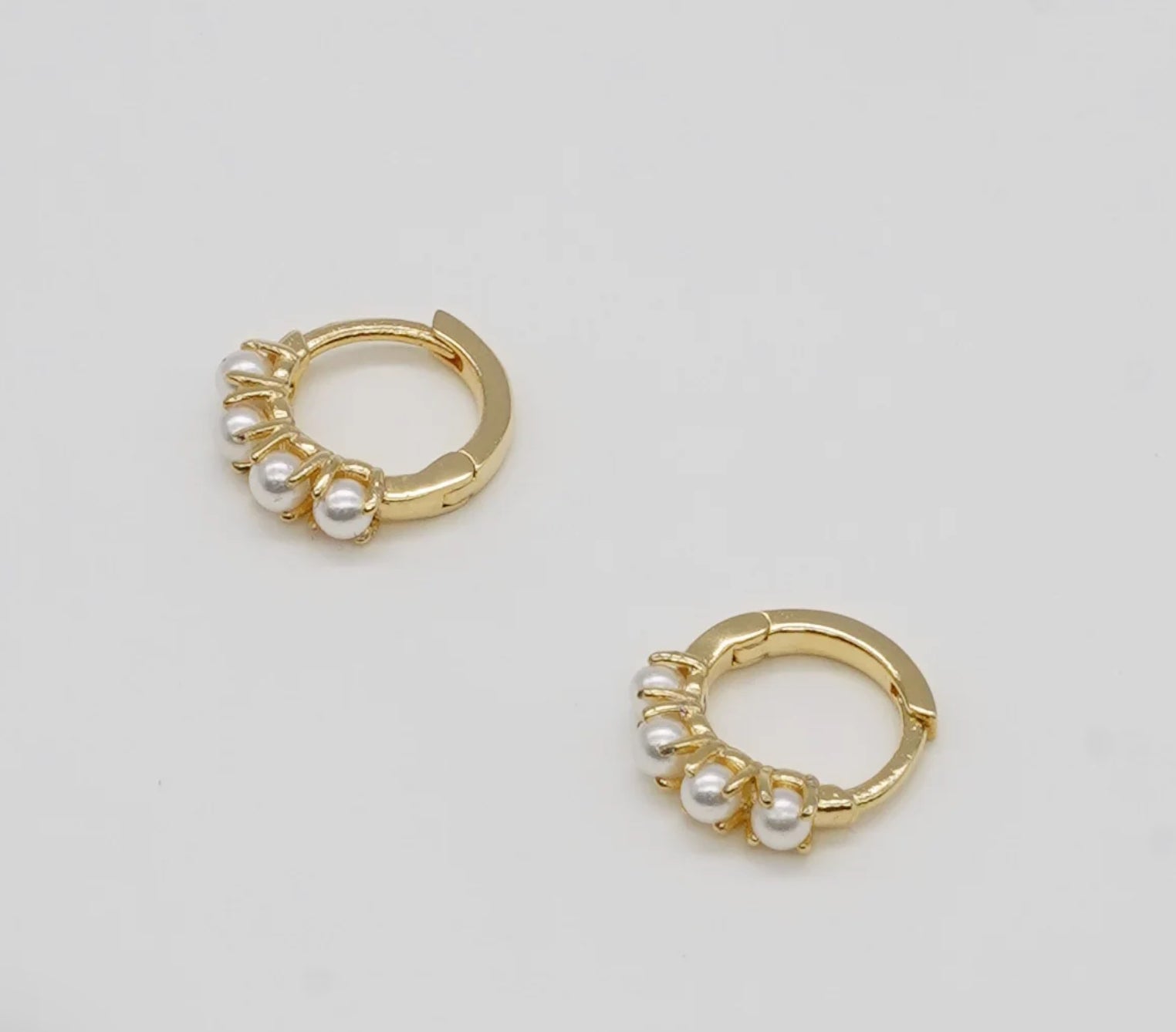 Brenda Grands Jewelry Pearl Huggies