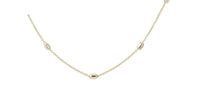 Natalie Wood Design Everyday Beaded Layering Necklace in Gold