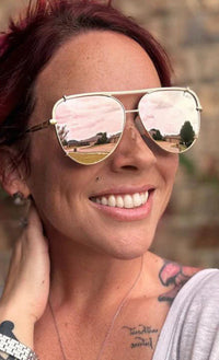 Shay - Gold Dax Sunglasses