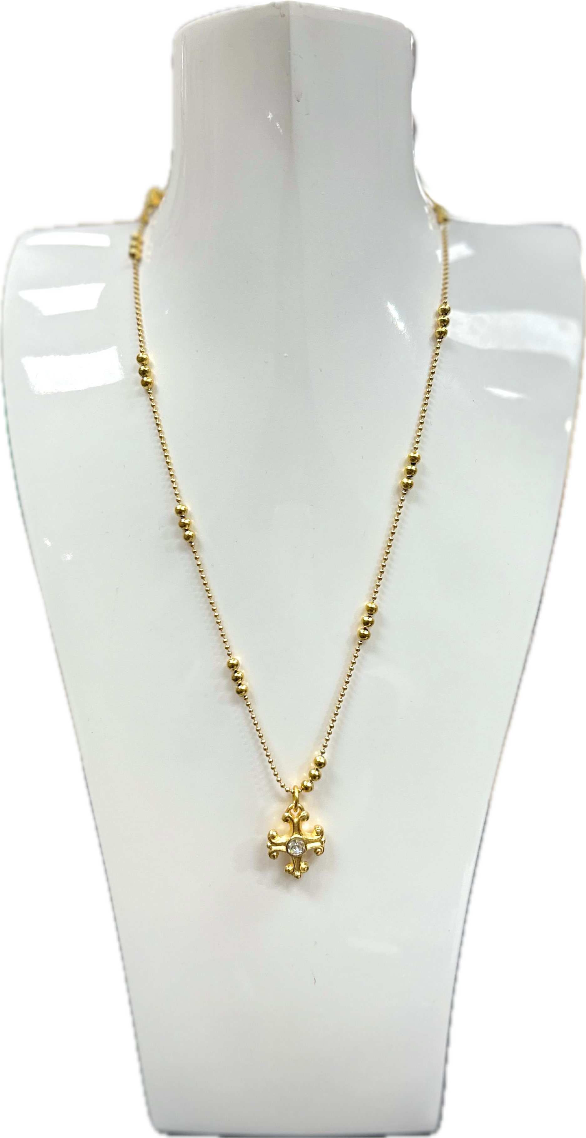 Weisinger Design - small cross with CZ center