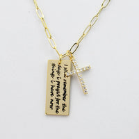 Thankful Necklace Gold