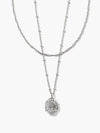 Kendra Scott Brielle Multi Strand Necklace in Silver