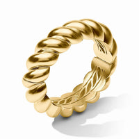 Julie Vos - Ravello Statement Hinge Bangle - Gold - Medium