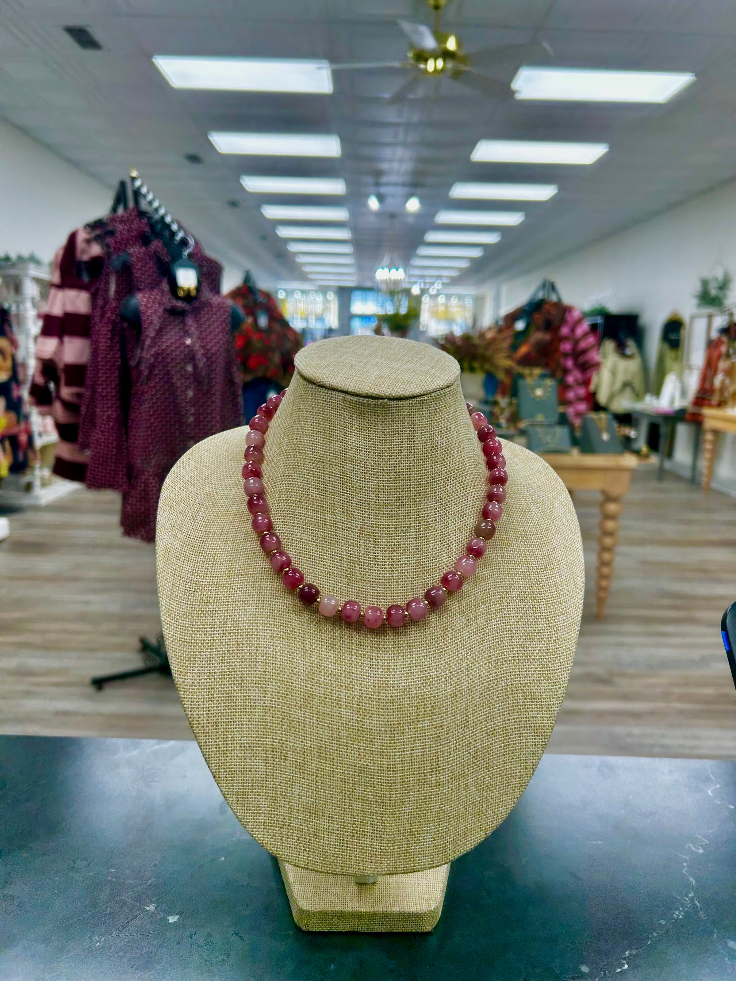 The Bethany Mauve Necklace