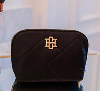 Ibiza Small Pouch Black Nylon - Caroline Hill
