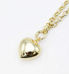 Dainty Chain Puffy Heart Necklace