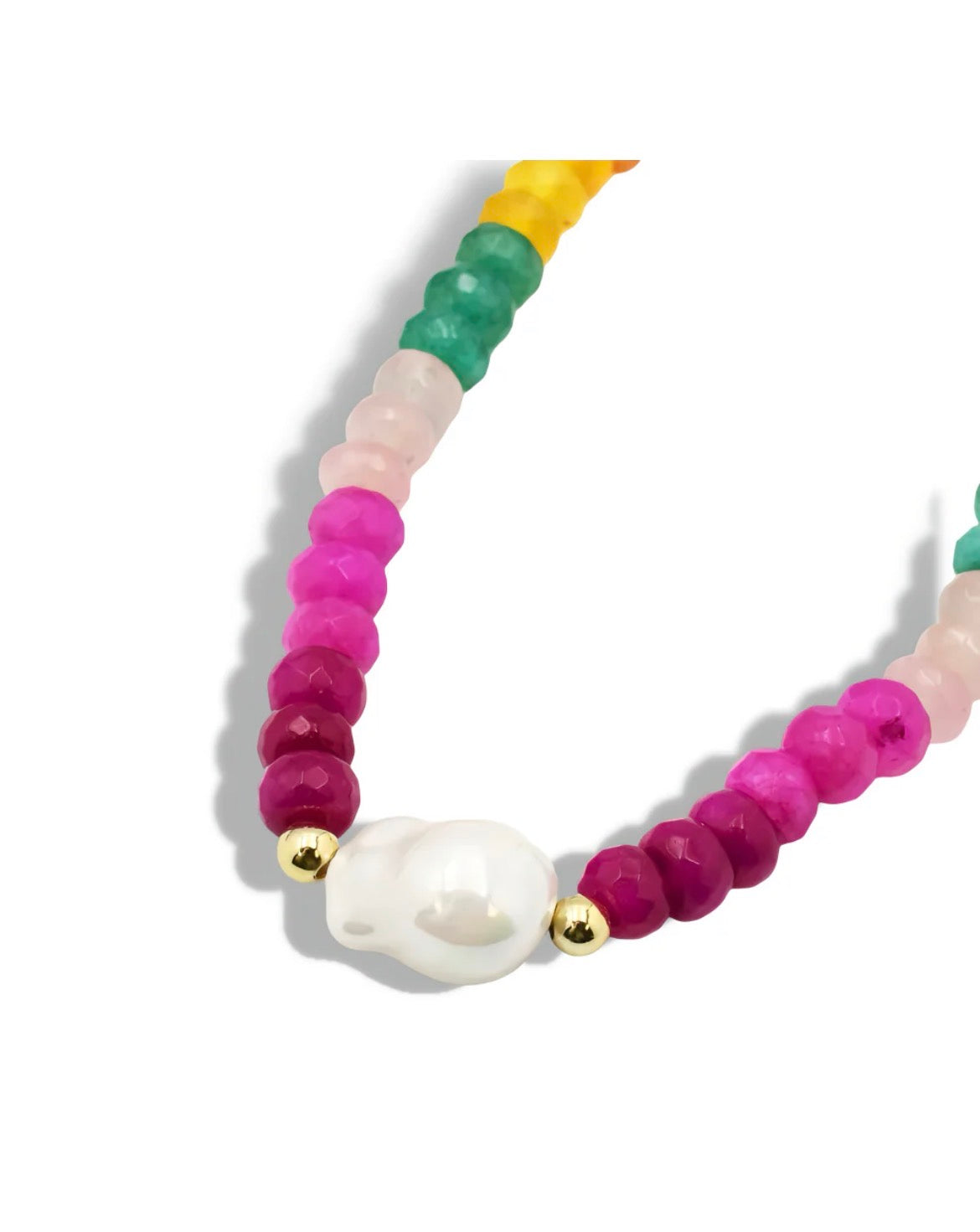 Treasure Jewels - Colorful Gemstone with Pearl