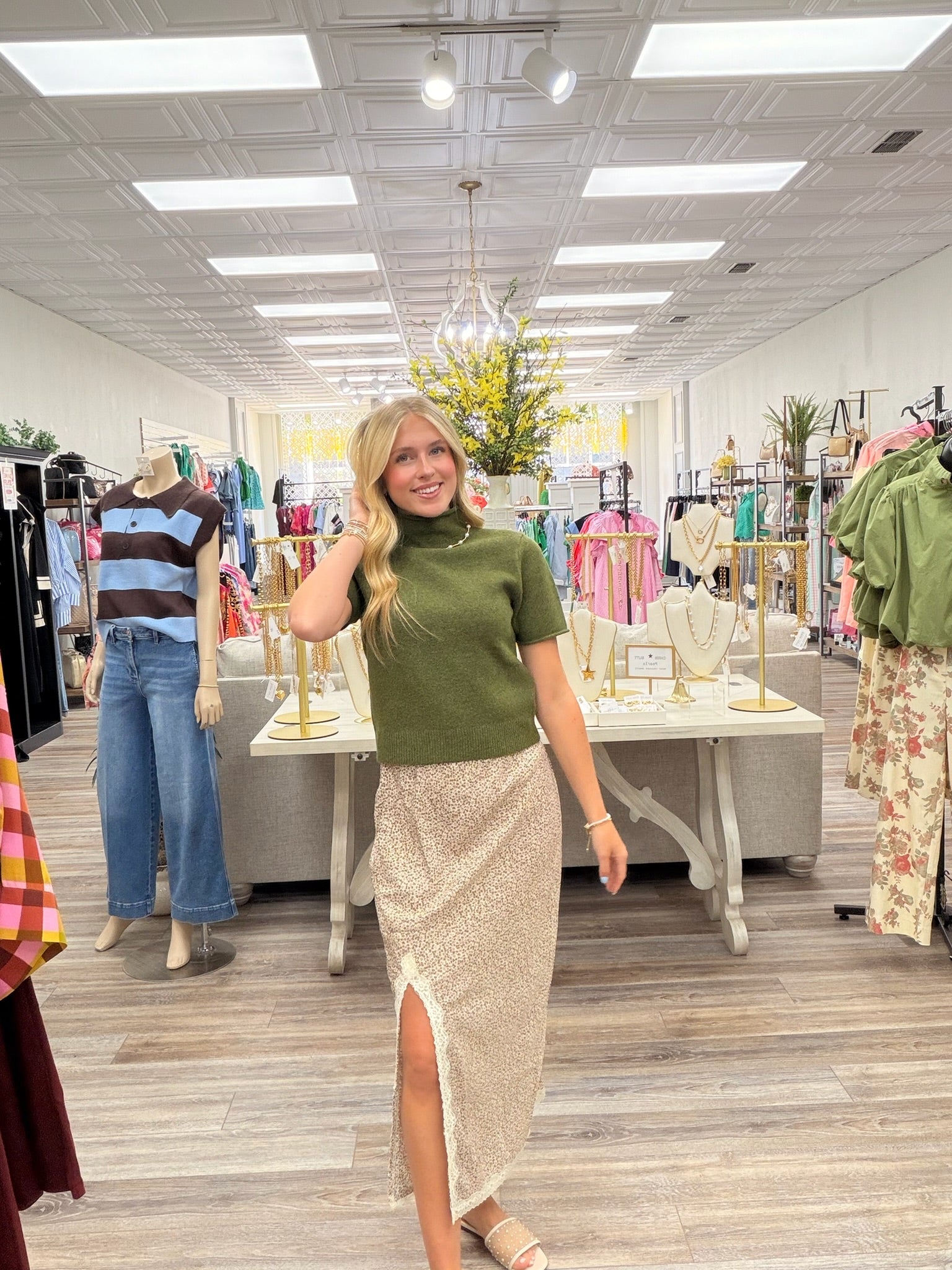 Meadow Whisper Floral Maxi Skirt-Wishlist