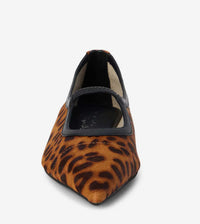 Fleur Tan Leopard Flats